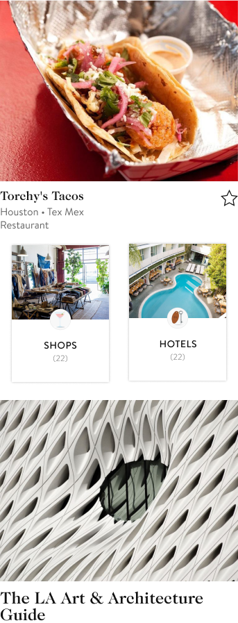 Examples of the photography first flexible design system