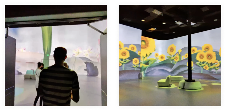 Ray-Ban Smart Glasses snapshots from the Georgia O'Keefe Illuminarium exhibit