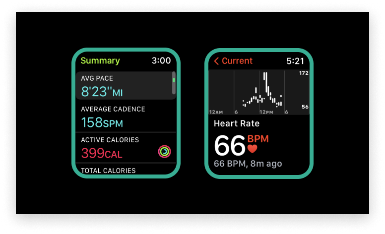 Apple Watch apps for activity tracking and heart rate monitoring