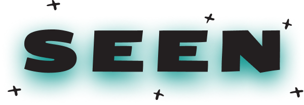 An illustration of the word SEEN with shiny stars that introduces the framework.